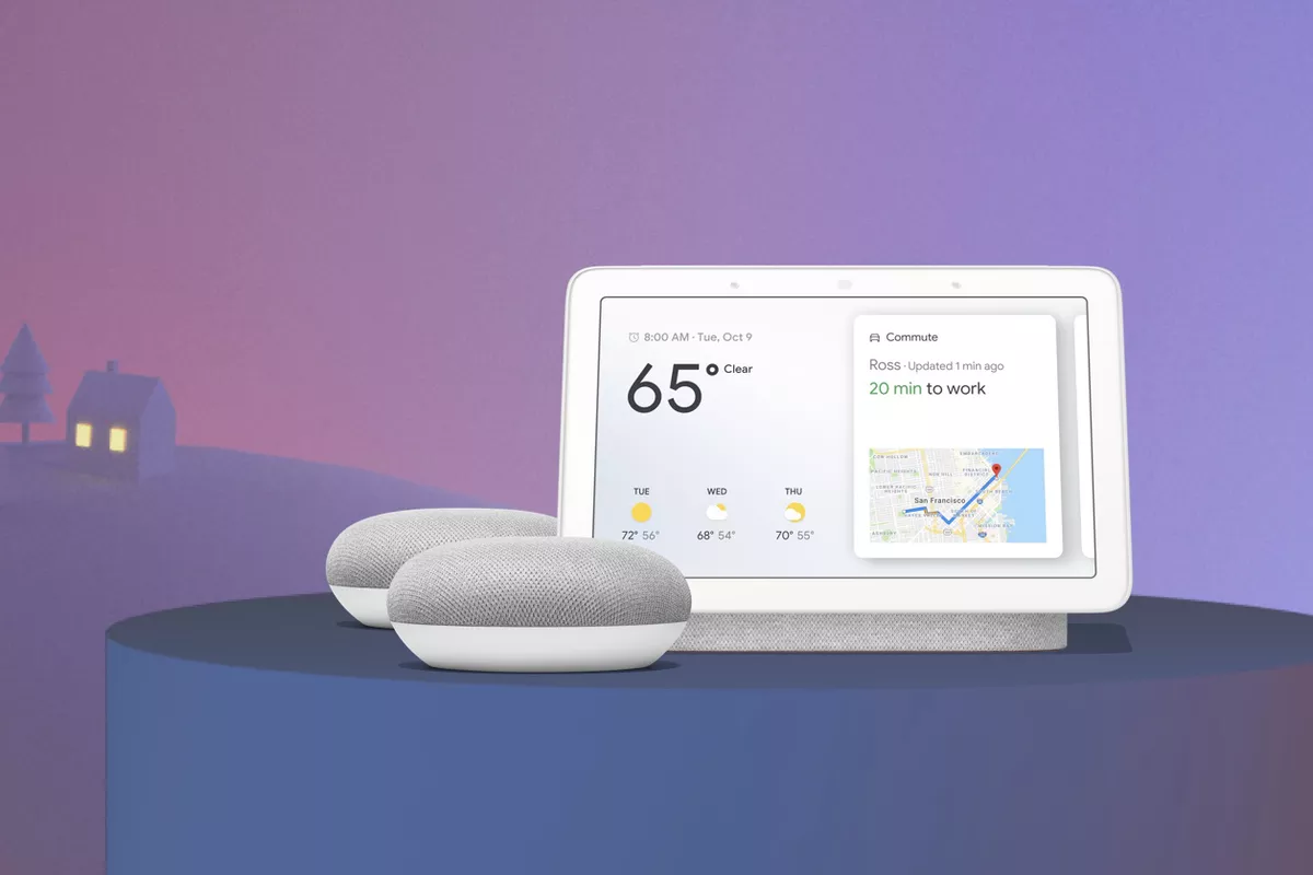谷歌新推出的 Google Home Hub 采用的就是 Fuchsia OS 