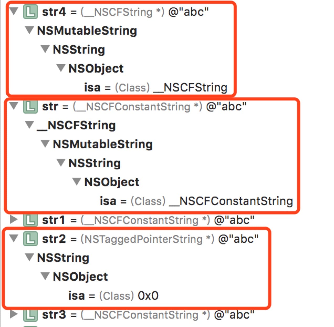 NSString变量状态