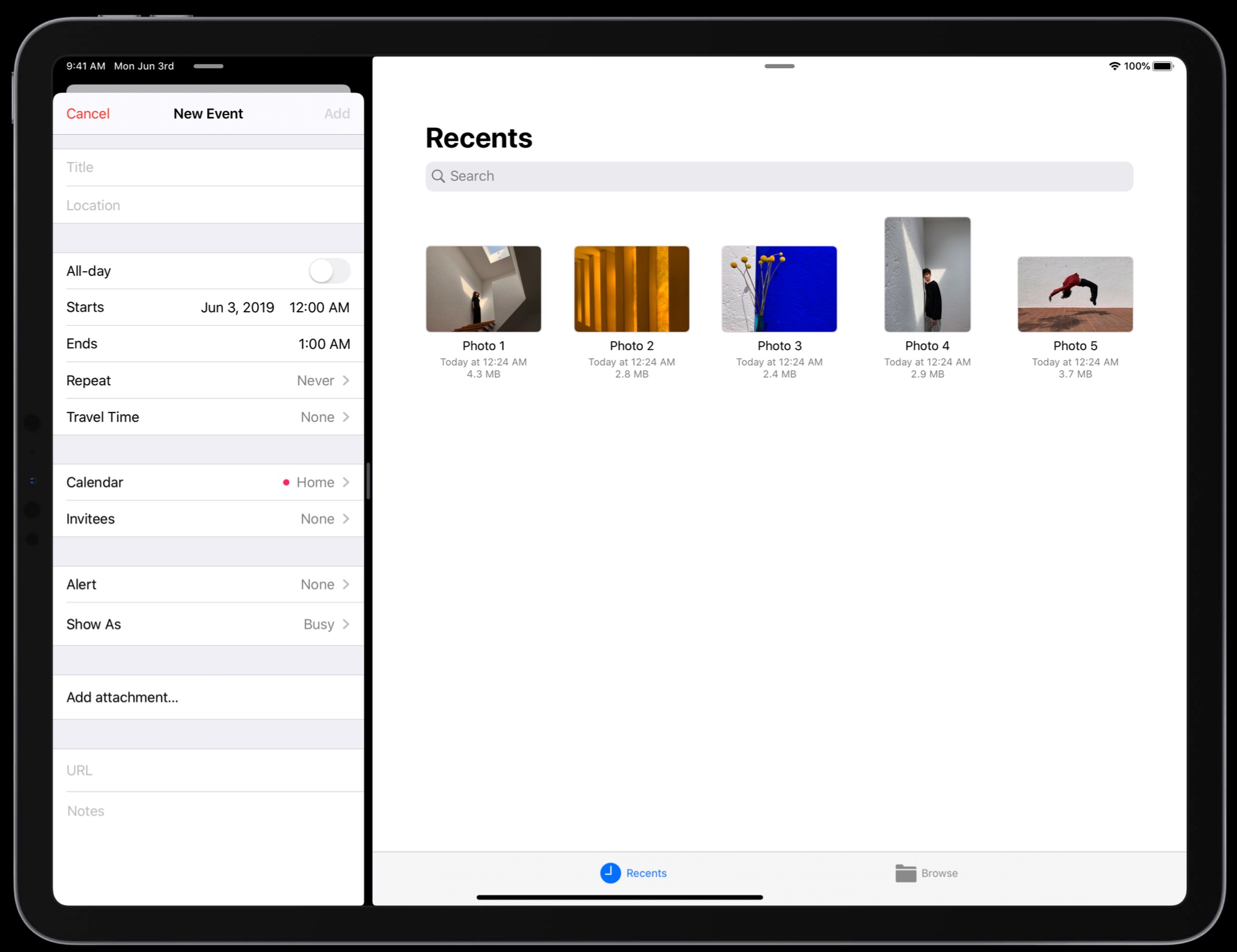 iPad compact width popover