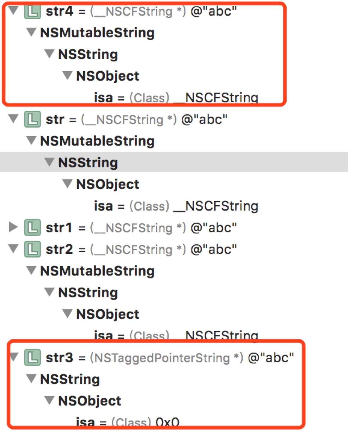 NSMutableString变量状态