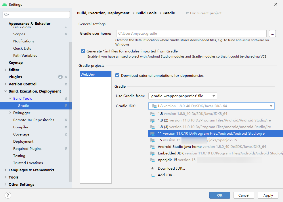  android studio arctic fox jdk11 android gradle plugin