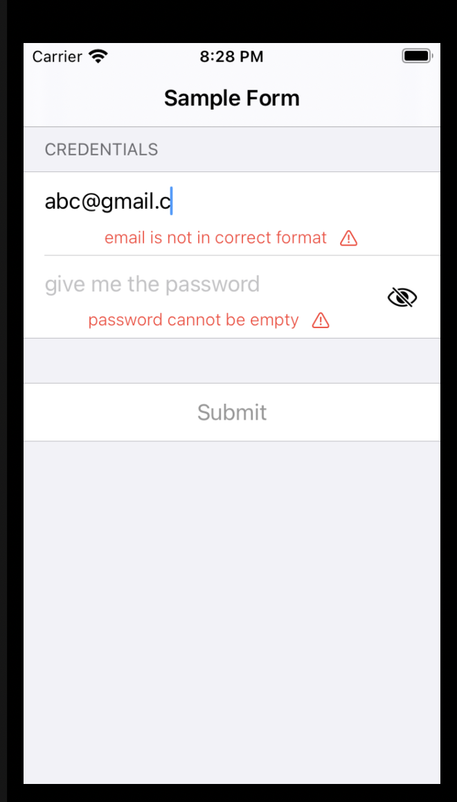 SwiftUI 高级组件之Form 文本框内容验证 支持邮件和密码验证