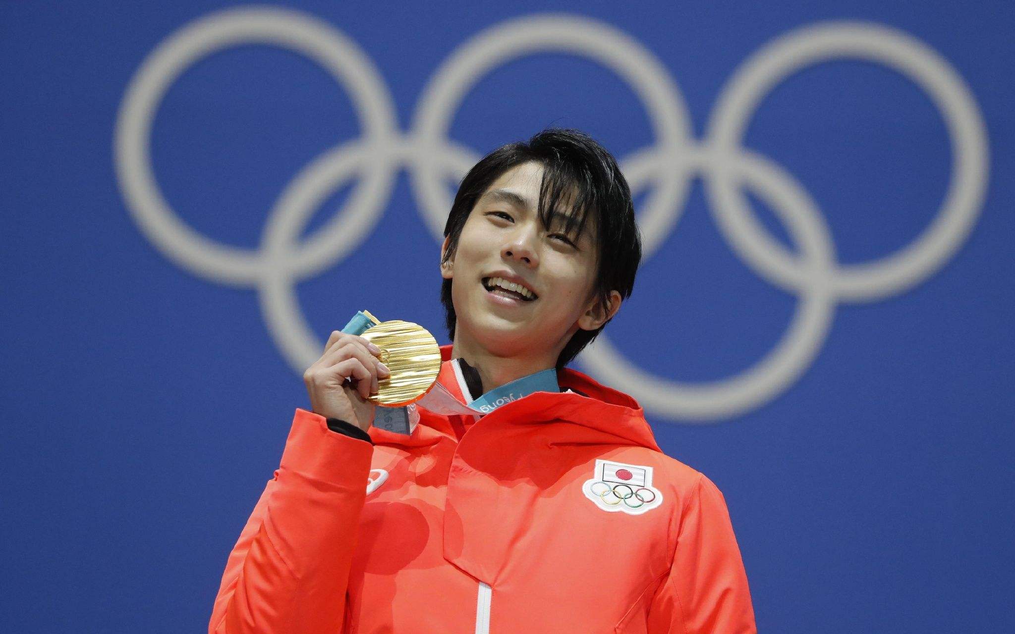 羽生结弦平昌夺冠图片